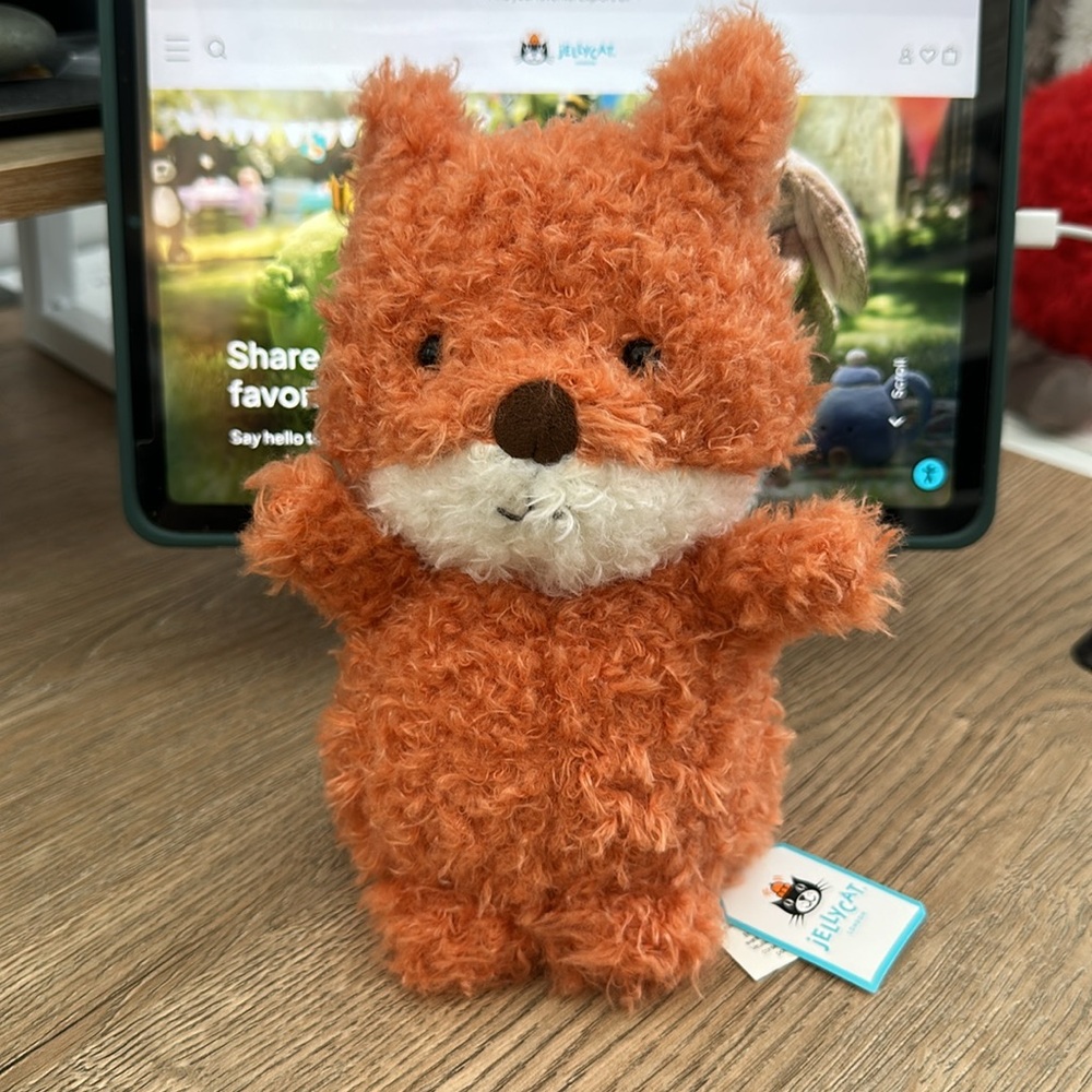 Jellycat Little Fox BNWTs & Proof of purchase